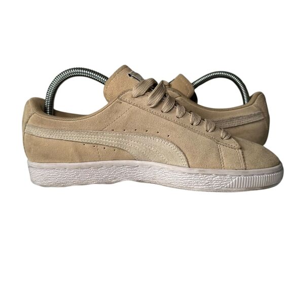 Puma Suede Classic XXI Sneakers Women's Size 8 Tan Skater Grunge Goth Activewear - Picture 3 of 8